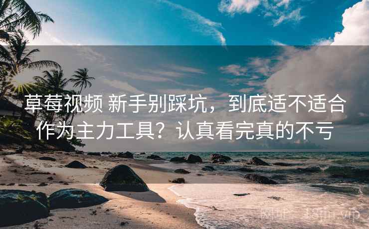 草莓视频 新手别踩坑，到底适不适合作为主力工具？认真看完真的不亏