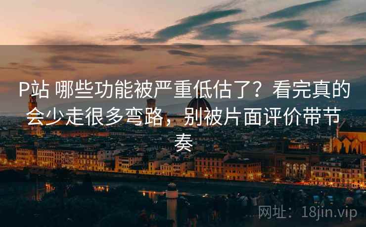 P站 哪些功能被严重低估了？看完真的会少走很多弯路，别被片面评价带节奏