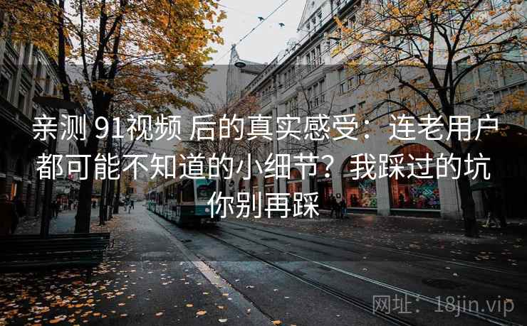 亲测 91视频 后的真实感受：连老用户都可能不知道的小细节？我踩过的坑你别再踩
